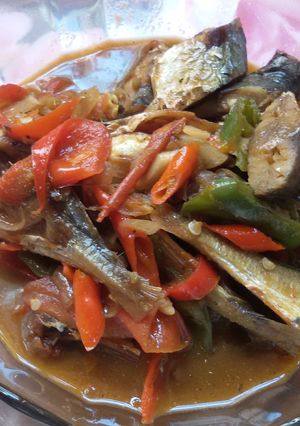 Foto resep Ikan asin bumbu tomat