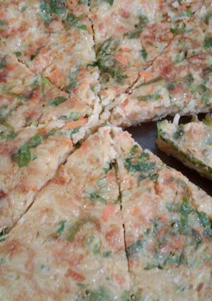 Foto resep pizza mie vegie