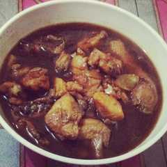 A picture of Ayam Goreng Mentega.