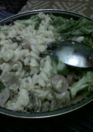 Foto resep Macaroni Carbonara with Lime