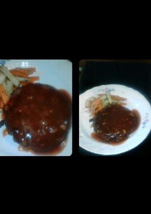 Foto resep steik daging giling