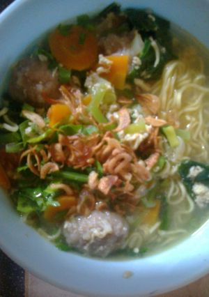 Foto resep Mie Kuah Bakso