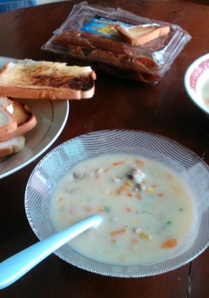 Foto resep cream soup sederhana 