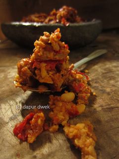 Foto resep sambel tempe