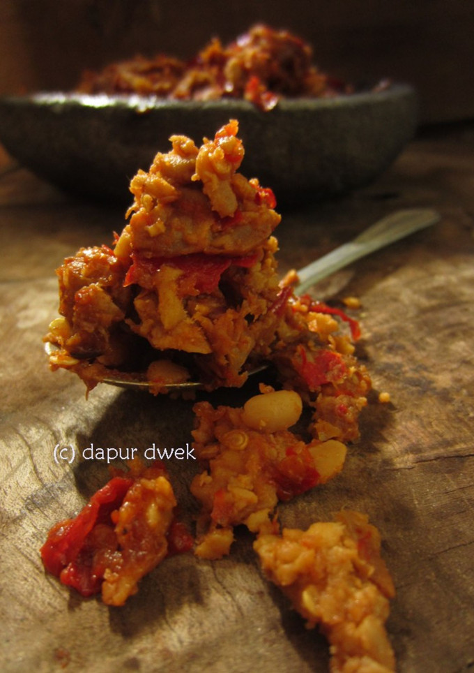 Foto resep sambel tempe