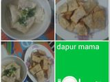 Sup Pangsit dan Pangsit Goreng