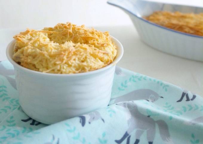 Cara Gampang Menyiapkan Souffle ayam dan kentang Anti Gagal