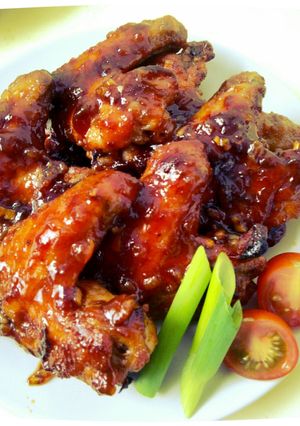 Foto resep Honey Baked Chicken Wings (sayap ayam panggang madu)