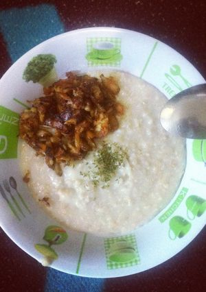 Foto resep Bubur Oatmeal Gurih