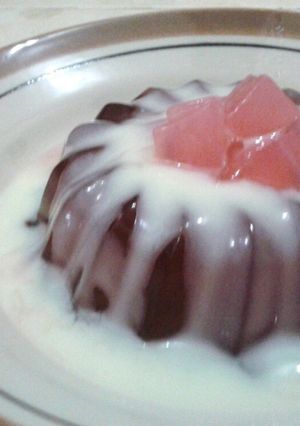 Foto resep Puding Berry-Choco Sereal