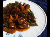 tumis lidah sapi cabe hijau