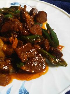 Foto resep tumis lidah sapi cabe hijau