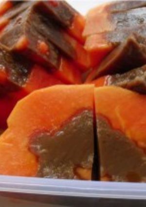 Foto resep Puding Coklat Pepaya