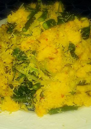 Foto resep urap kelapa pedas manis