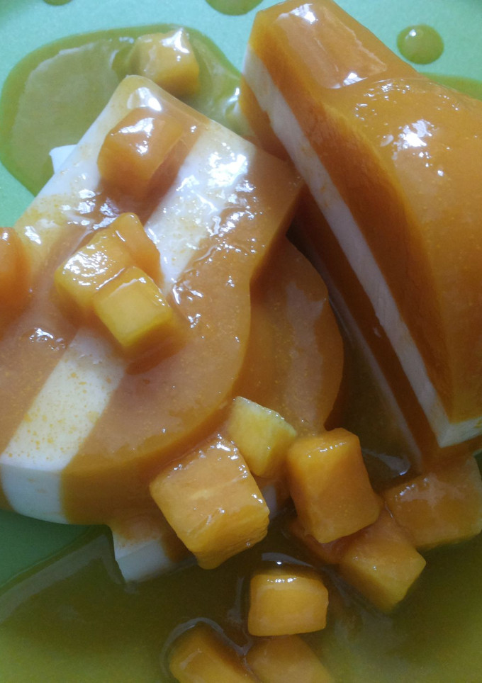 Foto resep Pudding Lapis Mangga Susu