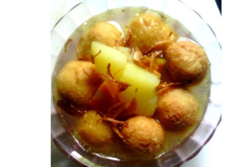 Bumbu Sop Bola Tahu | Cara Mengolah Sop Bola Tahu Yang Paling Enak