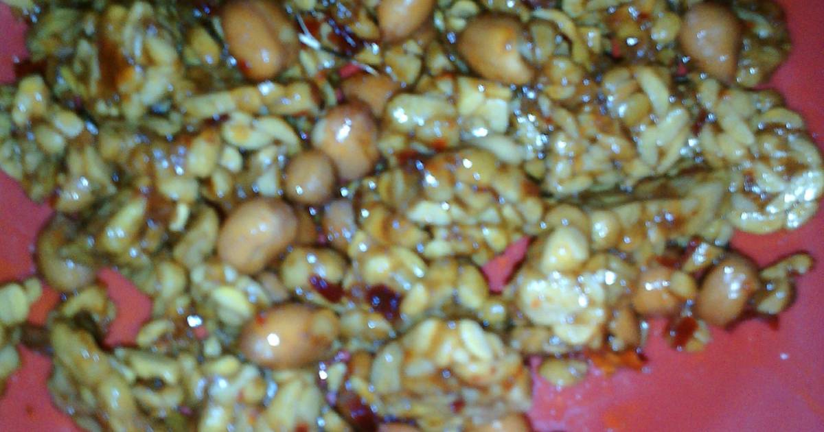 resep kacang kribo pedas manis  Resep  tempe kacang  pedas  manis  oleh mama kaela Cookpad