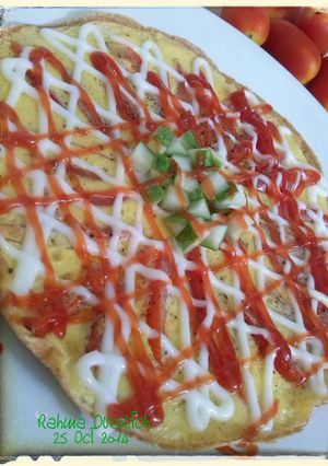 Foto resep Telur Dadar dengan Red Unique Tomato
