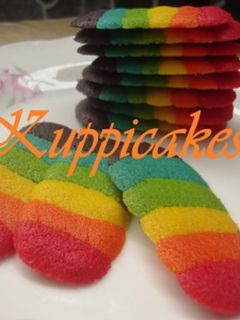 Foto resep Lidah kucing rainbow