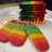 Lidah kucing rainbow
