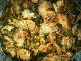 Ayam Isi di Buluh (Menado)