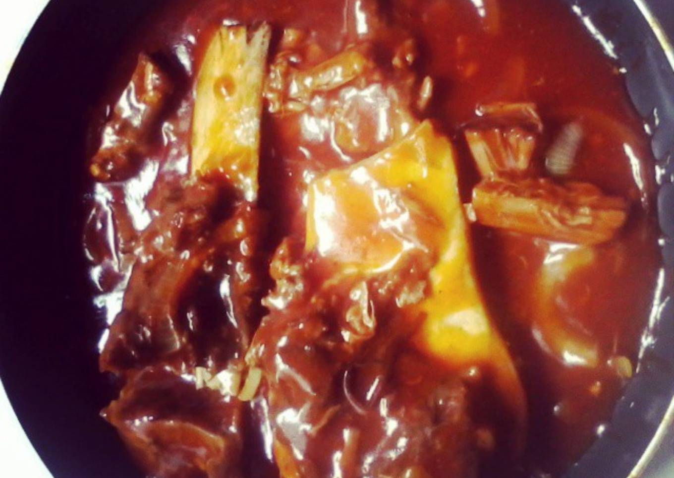 Steak Iga with BBQ Sauce "King of Taste"