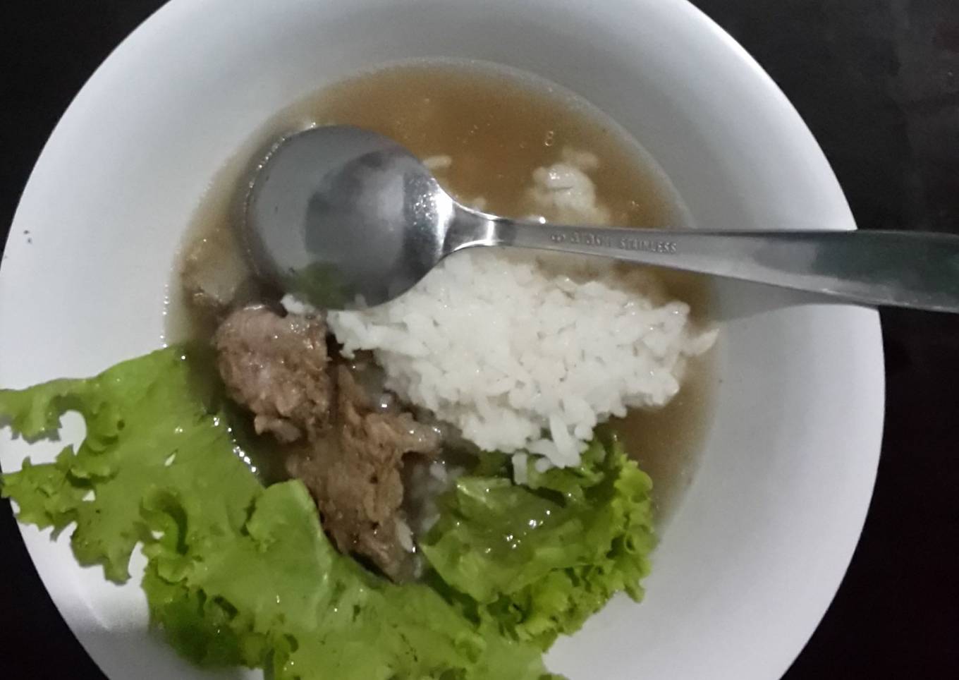 Sop Daging Presto super seger kuah kaldu istimewa