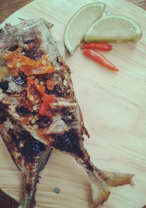 Foto resep Ekor Kuning bakar rica kampung