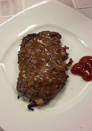 Foto resep steak saus barbeque