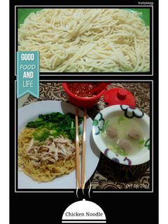 Foto resep Mie Ayam Bakso Rumahan