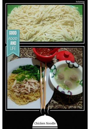 Foto resep Mie Ayam Bakso Rumahan