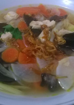Foto resep Sup Ayam Jamur Kuping