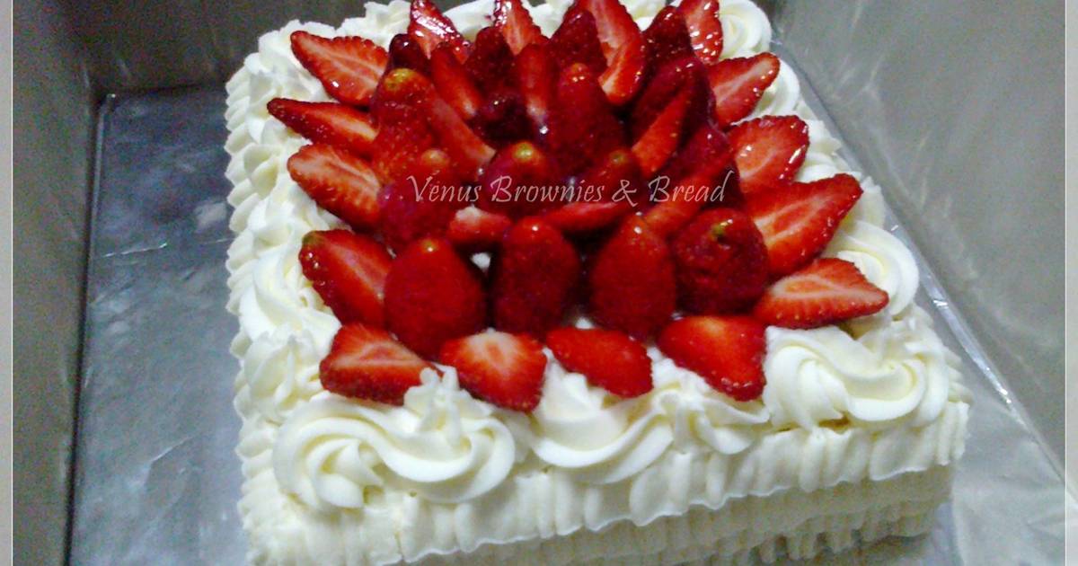 Resep Strawberry Japanese Cheesecake oleh Firlia Rury Cookpad
