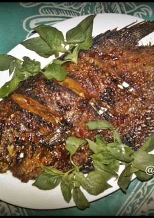Foto resep gurame bakar manis pedas ala alalalong 