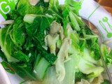 Tumis Sawi Jamur Tiram
