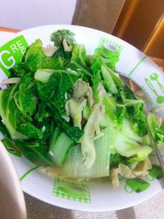 Foto resep Tumis Sawi Jamur Tiram