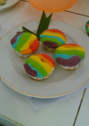 Foto resep Rainbow keju