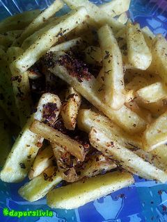 Foto resep kentang goreng abon cabe