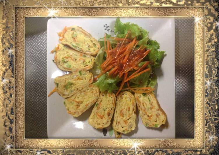 Resep TELUR GULUNG WORTEL (玉子焼き)KHAS JEPANG ala AZ Anti Gagal