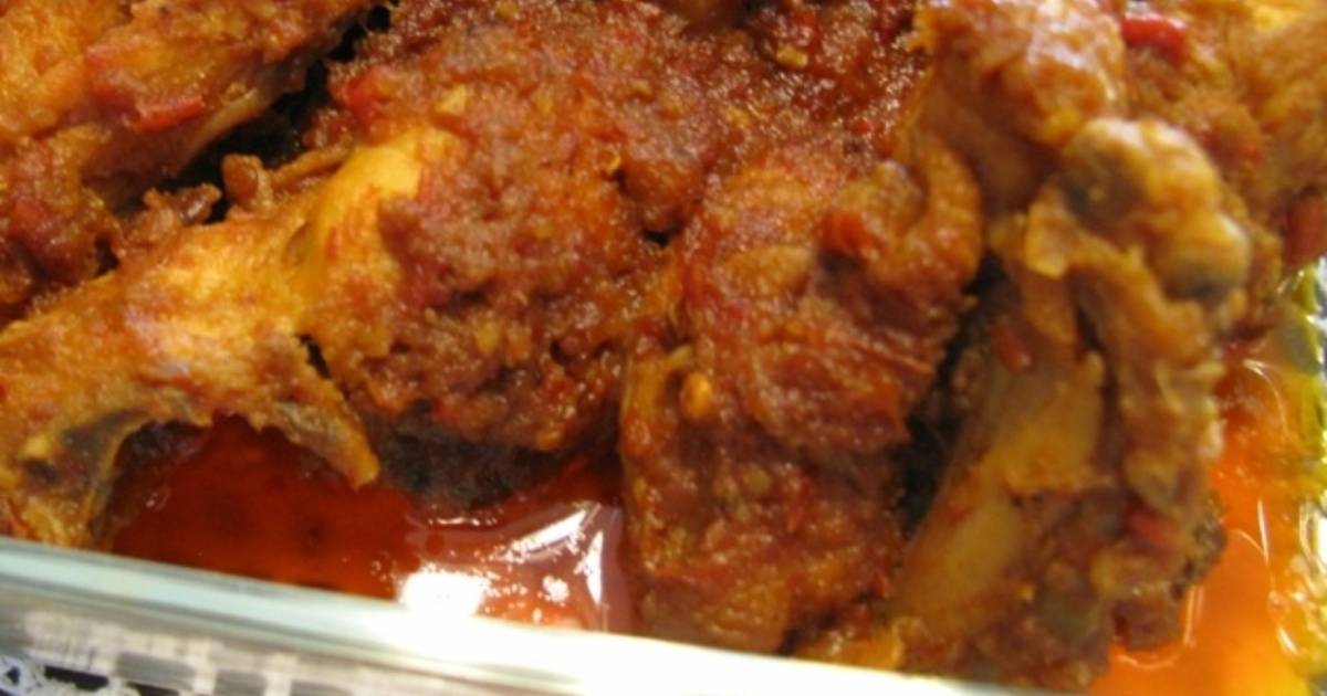 Resep AYAM GORENG BUMBU RUJAK oleh Herawati Wasito - Cookpad