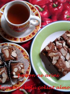 Foto resep Brownies Bolu Coklat Almond