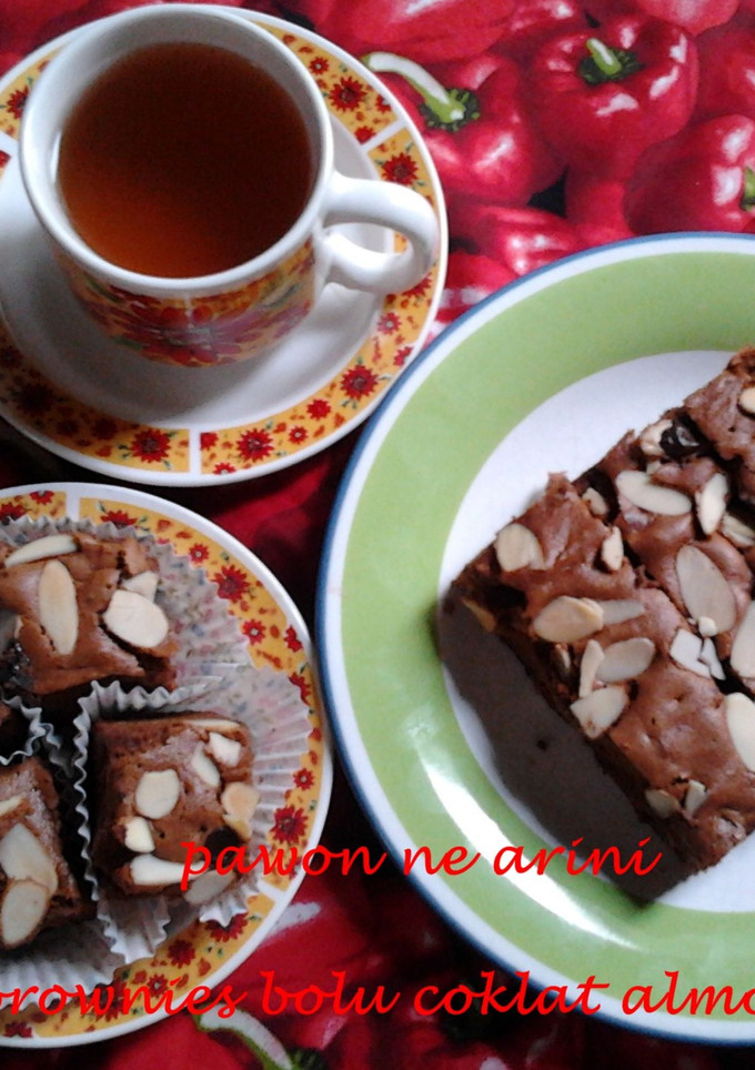 Foto resep Brownies Bolu Coklat Almond