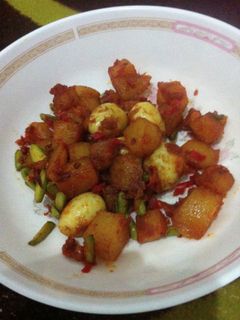 Foto resep Sambal Goreng Kentang dan Telur Puyuh