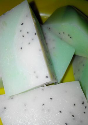 Foto resep puding marmer eh,..tape deh..