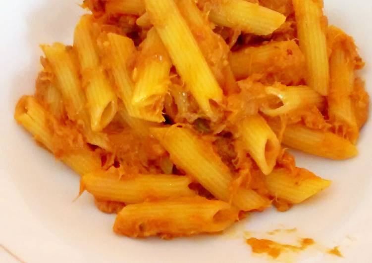 Resep Penne tuna saus tomat super praktis yang nikmat dan Mudah Dibuat