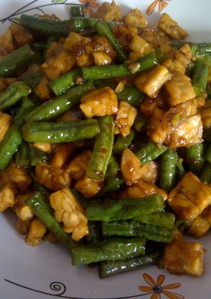 Foto resep Orek Tempe Kacang Panjang
