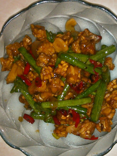 Foto resep oseng tempe+kacang panjang