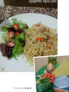 Foto resep Spaghetti Aglio Olio
