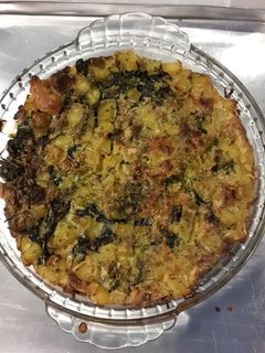 Foto resep kentang bayam keju panggang