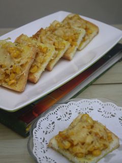 Foto resep Roti Panggang Jagung Keju